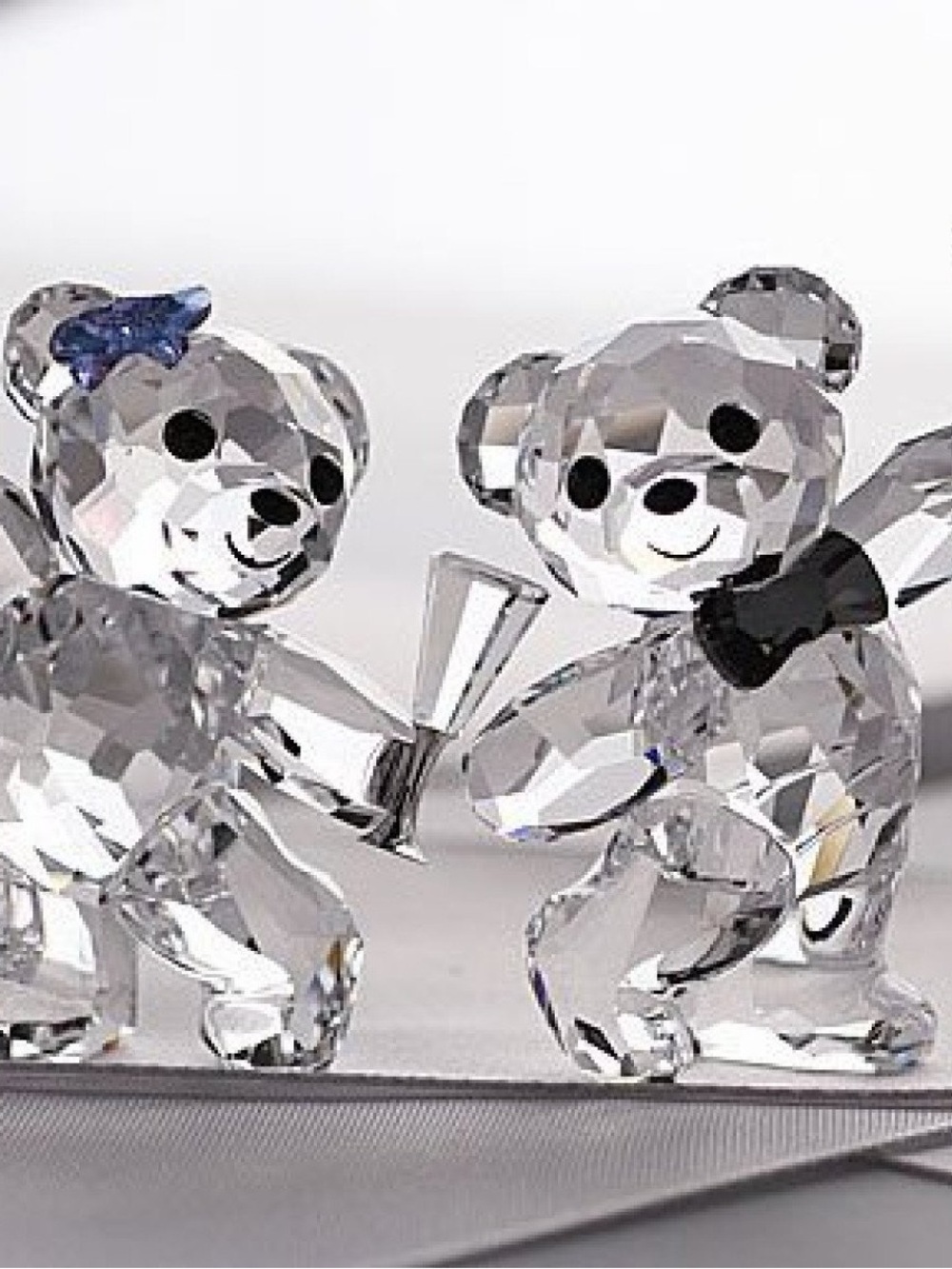 Swarovski Kris Bear Crystal Figurines - Let’s Celebrate!